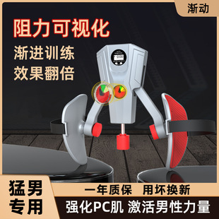Kegel Leg Clamp Trainer for Men, Pc Muscle Exercise, Pelvic Floor Muscle Repair, Inner Thigh Resistance, Visible Resistance Adjustment