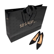 纸袋手提袋定 制豪华纸袋高跟鞋购物袋