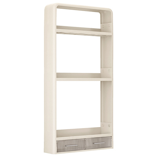 Kitchen wall-mounted shelf without drilling, household storage rack, multi-functional seasoning and utensil storage box, countertop storage
