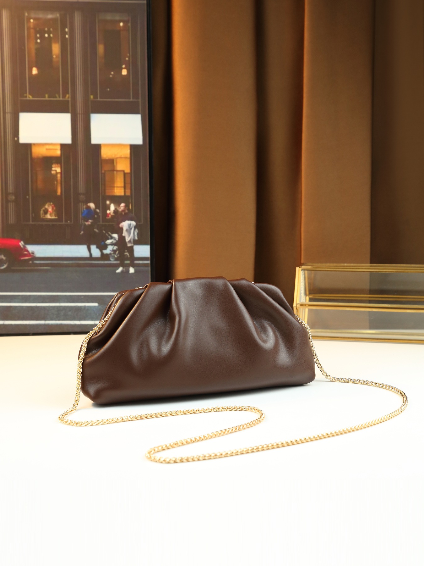 Borsa a nuvola plissettata donna borsa a tracolla versatile_voghion.com