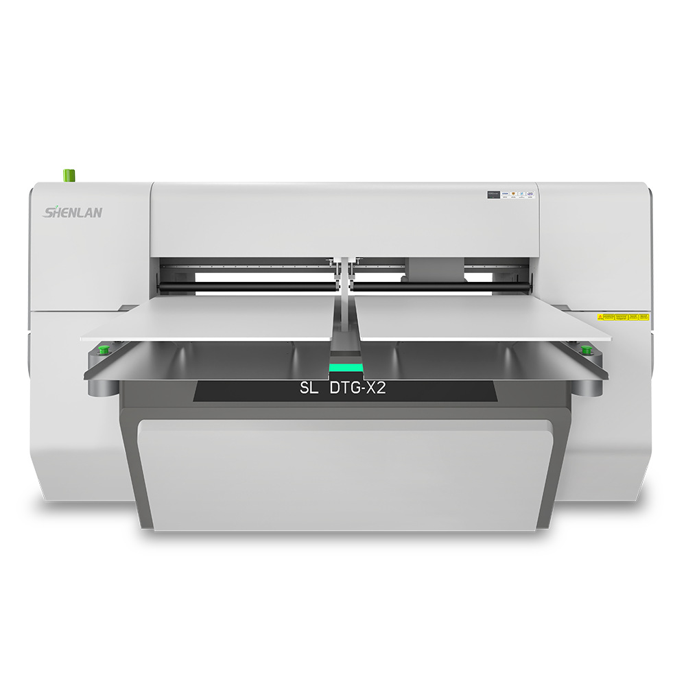 大台板双工位直喷印花机 欧美潮牌大花位DTG直喷印花机80*80cm