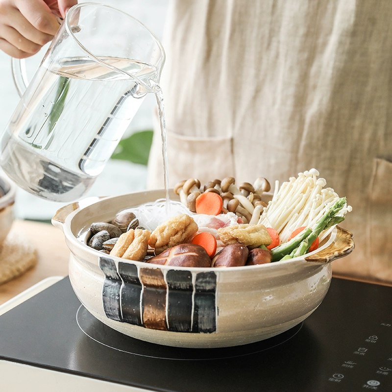 Кастрюля для риса Potcal, запекается без постороннего запаха, тушеный горшок, миска, суп, при высокой температуре, бытовой газовый газовый рожок