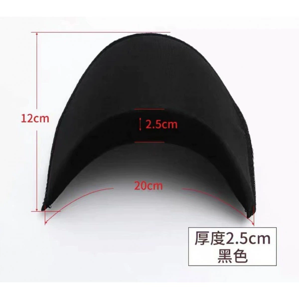 5 sets of 2.5 thick (black) sponge shoulder pads. Color allocation can be noted.