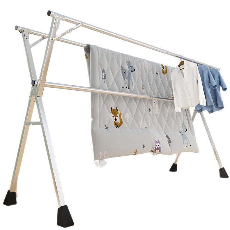 percha de ropa interior balcón plegable interior dormitorio acero inoxidable exterior cool telescópico tipo colcha de sol artefacto