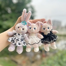 仅衣服】迪S尼挂件公仔衣服背带裙15CM钥匙扣贝儿娃衣可爱公主裙