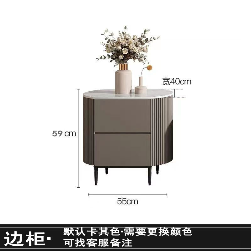 카키색 사이드 캐비닛