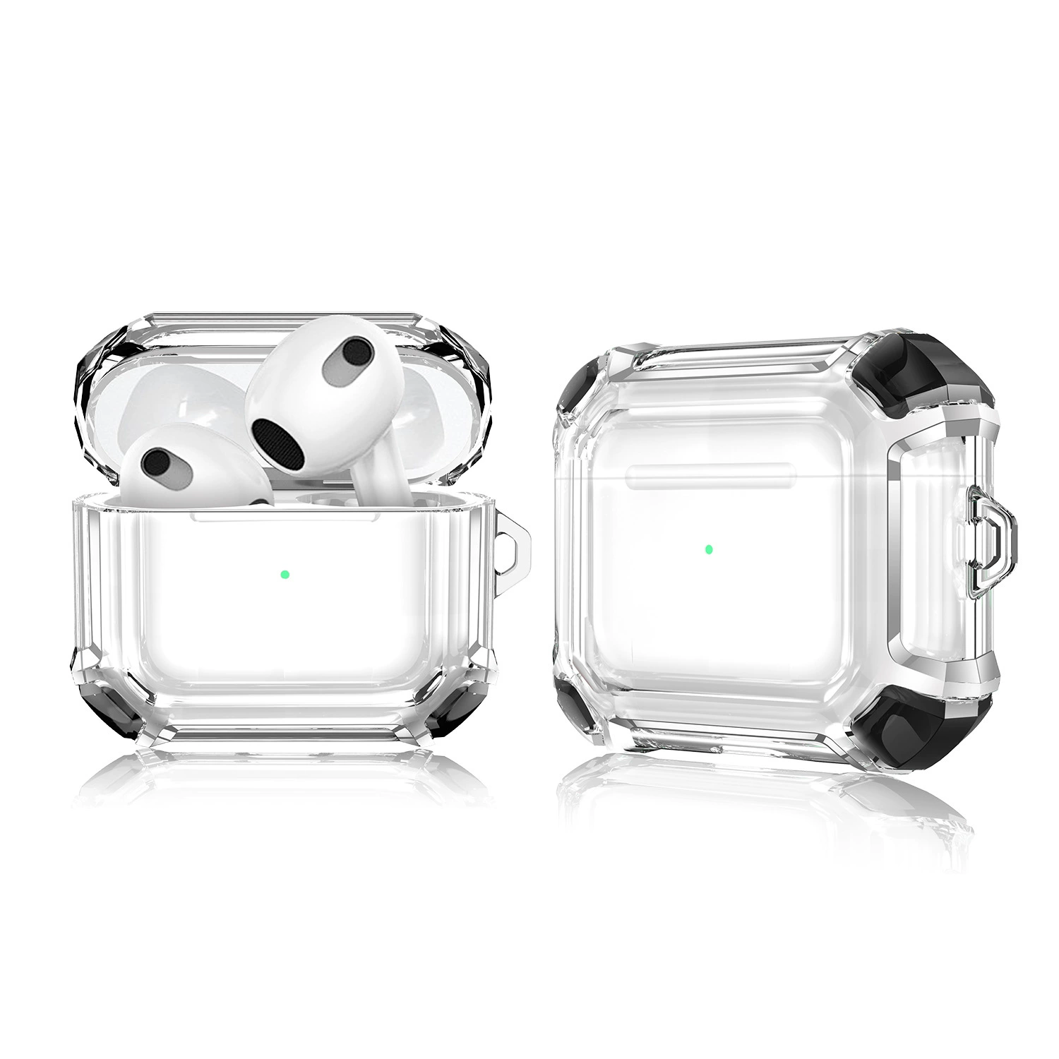 Чехол‑защитка для AirPods двухцветный Apple, защита от падений, для AirPods 1–2, 3, Pro, Pro 2