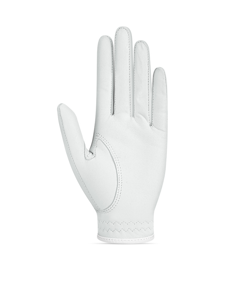 Găng tay golf nữ da cừu thật chống trượt thoáng khí Velcro — Cỡ 20 chi tiết 13