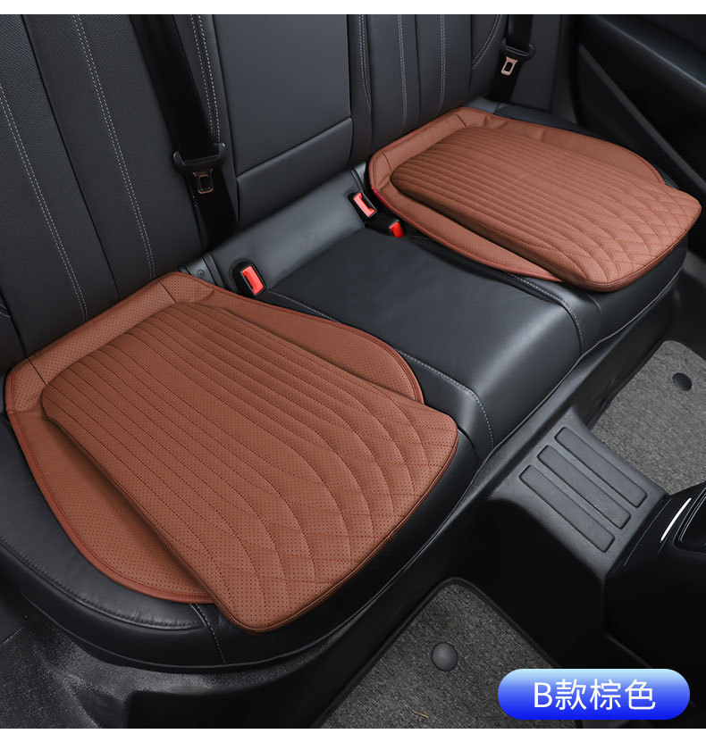 Car Seat Cushion, Universal for All Seasons, High-End Rear Integrated High-Rebound Sponge Flat Single-Piece Seat Cushion Cover