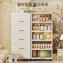 收纳柜整理衣服零食玩具塑料储物柜衣柜跨境置物柜免安装折叠柜