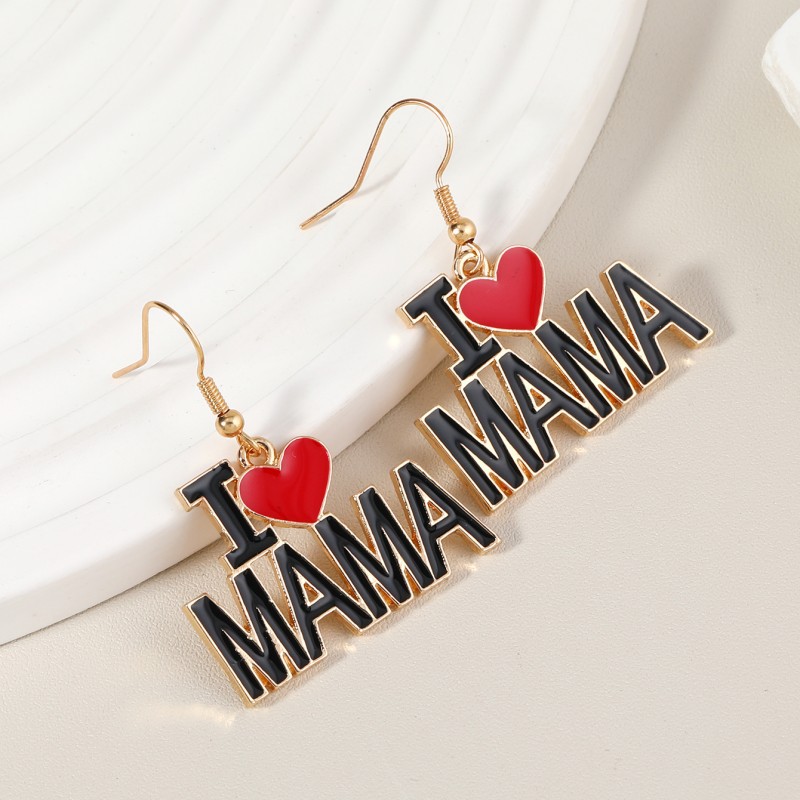 creative fashionable trend acrylic earrings for mother's day with…