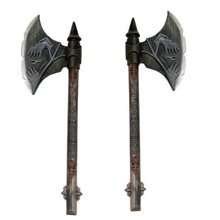 Halloween Plastic Weapon Skeleton Hand Ghost Claw Sheep Head Axe Mace Cos Anime Sword Props Ghost Axe