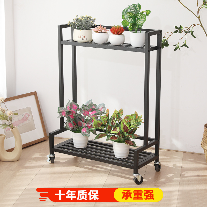 Double-Layer Shelf Rack
