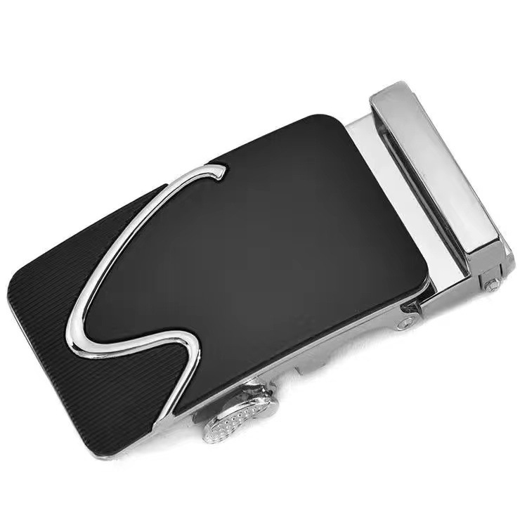 2023 tendencia de la moda nueva hebilla de cinturón de aleación de los hombres hebilla automática 3,5 CM pantalones tomar la delantera nueva