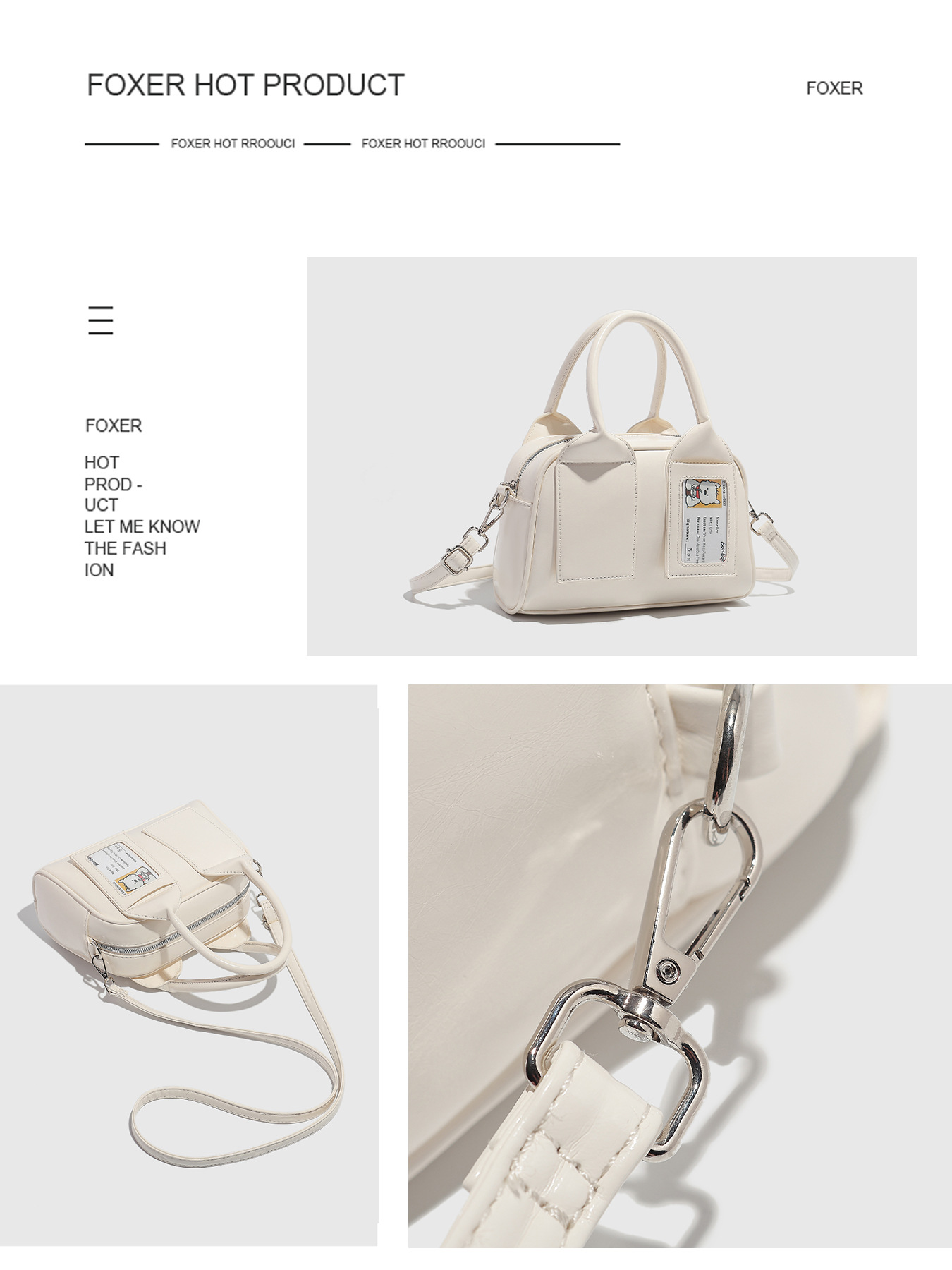 Bolsa bowling feminina elegante mala tiracolo da moda_voghion.com