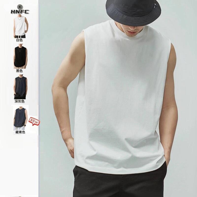 Spring and Summer Sleeveless T-Shirt Men's New Sports Quick-Drying Mesh Vest Loose Vest Fitness Breathable Couple