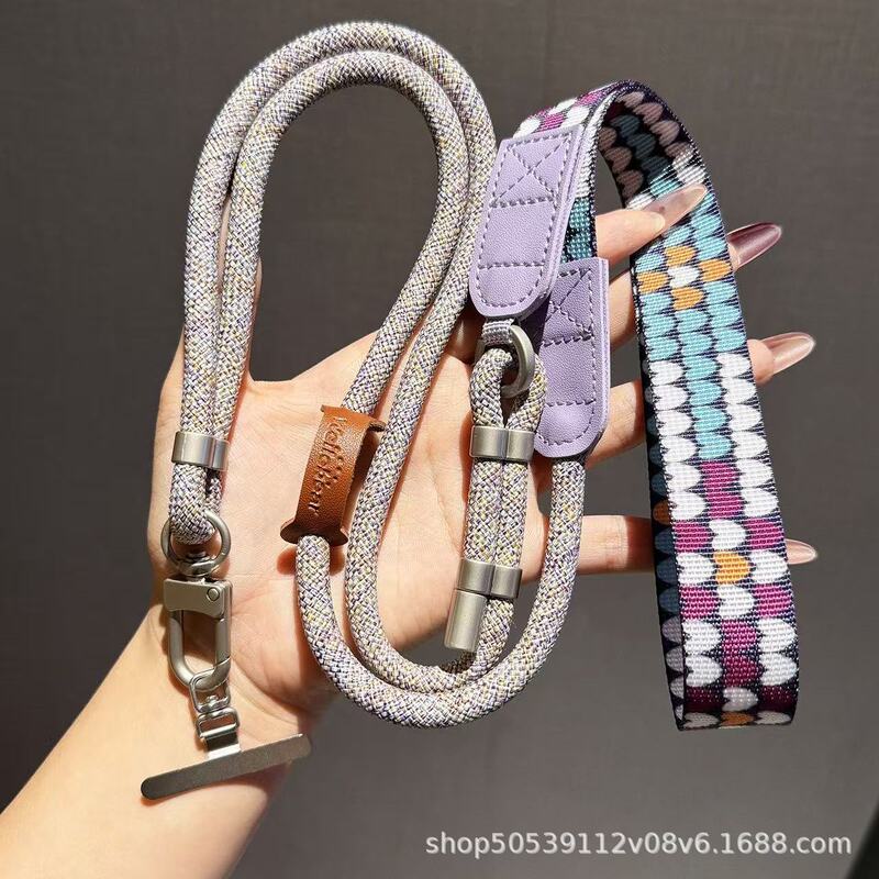 Thickened shoulder strap universal phone case lanyard crossbody strap, adjustable, non-restrictive, long hanging chain, sturdy and anti-lost Thickened shoulder strap universal phone case lanyard crossbody strap, adjustable, non-restrictive, long hanging chain, sturdy and anti-lost