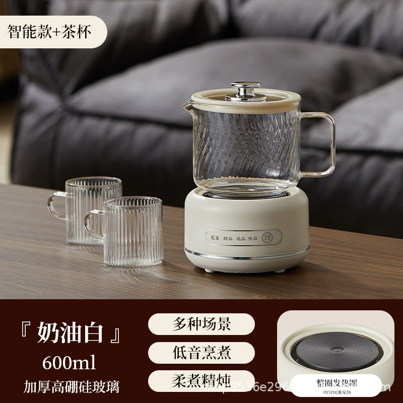 Стеклянный чайник здоровья для офиса Small офисный чайник MiniFlower Tea Booth heating чайник касса Новый год подарок