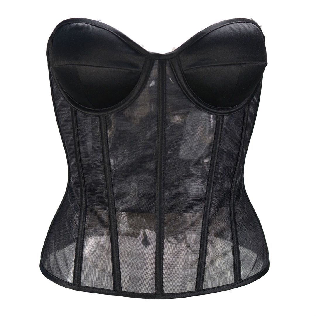 707 chest cup mesh bra wedding dress base perspective cool