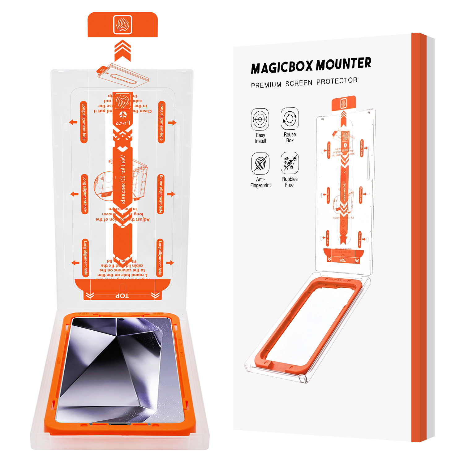 Película protectora de alta definición, a prueba de polvo y antihuellas, apta para Samsung s25U/S24+/S23+/S26+