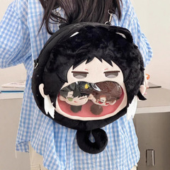 二次元斜め掛けバッグ アニメぬいぐるみバッグ 文豪ストレイドッグス 芥川中島敦乱歩痛バッグ ぬいぐるみ