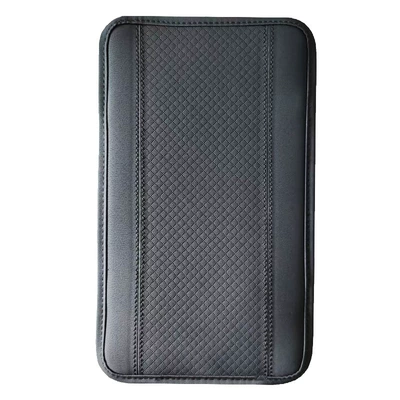 Car Armrest Box Mat, Central Armrest Leather Cover, Car Anti-Slip Mat, Car Memory Foam Leather Cover, Car Interior Decoration Accessories