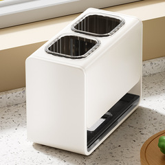 Chopstick tube wall-mounted punch-free countertop home wall drain storage box chopstick cage chopstick basket kitchen storage rack