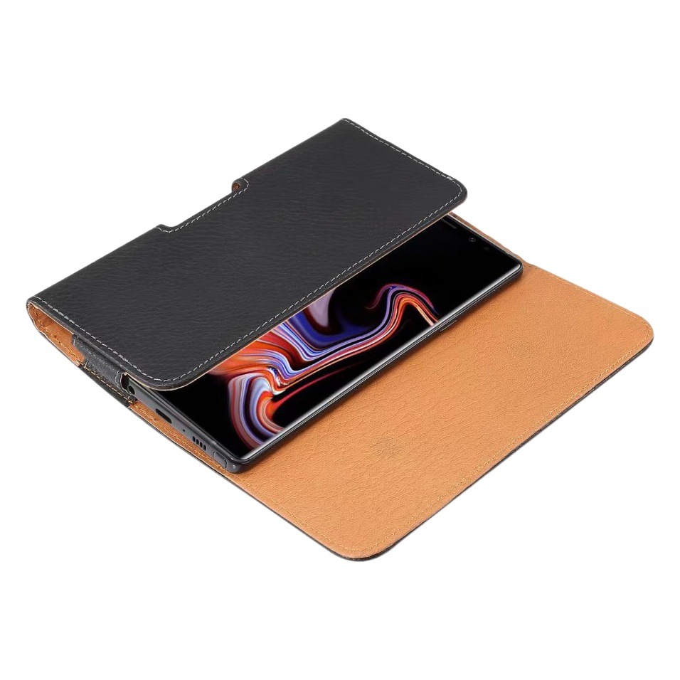 Suitable for Apple Mobile Phone Waist Bag, Belt Leather Case, Universal Mobile Phone Case, Mobile Phone for the Elderly, Smart Phone Waist Protective Cover