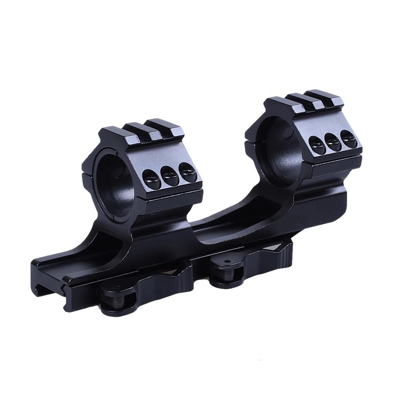 25.4mm / 30mm desmontaje rápido de espejo unido puente Jinming10 alargado clip de linterna Kublai K2 doble brazo elevación de la guía