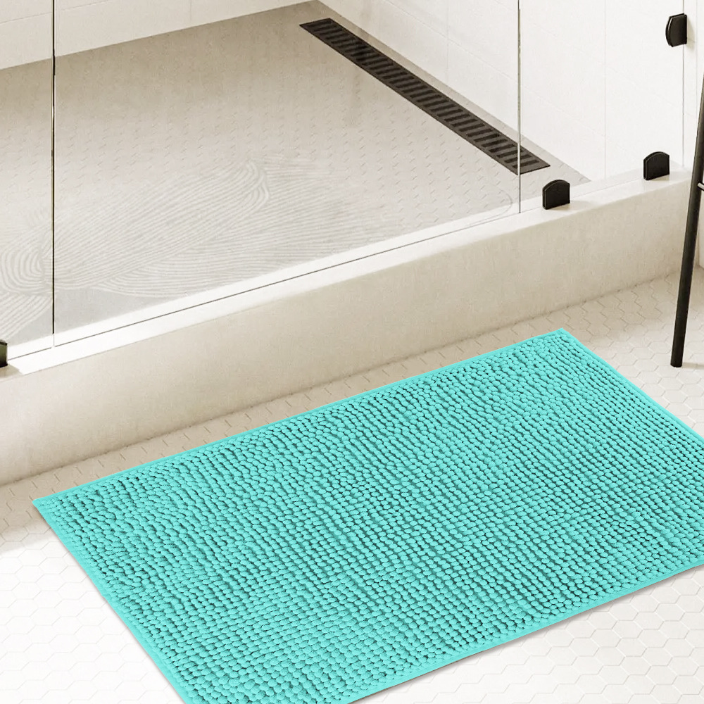 45*70 chenille piso Mat hogar Baño absorbente Mat puerta Mat transfronteriza Venta caliente Hotel Puerta Mat puerta pie