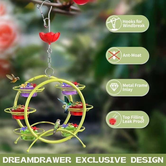 Unique Hummingbird Feeder for Outdoors День матери Подарок для птиц