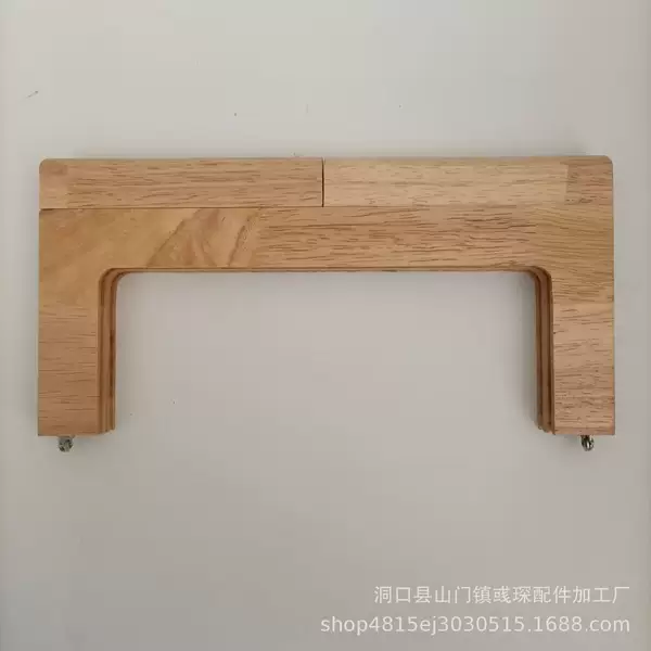 25*13CM handbag luggage accessories wooden mouth gold log color wood clip frame wood than DIY wood handle solid wood