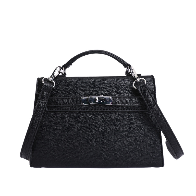 Botón de plata estampado de palma portátil Kelly bolso pequeño para mujeres 2026 ventas transfronterizas calientes nuevo lujo ligero de alta sensación mochila
