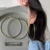 Golden earrings, silver 925 sample
