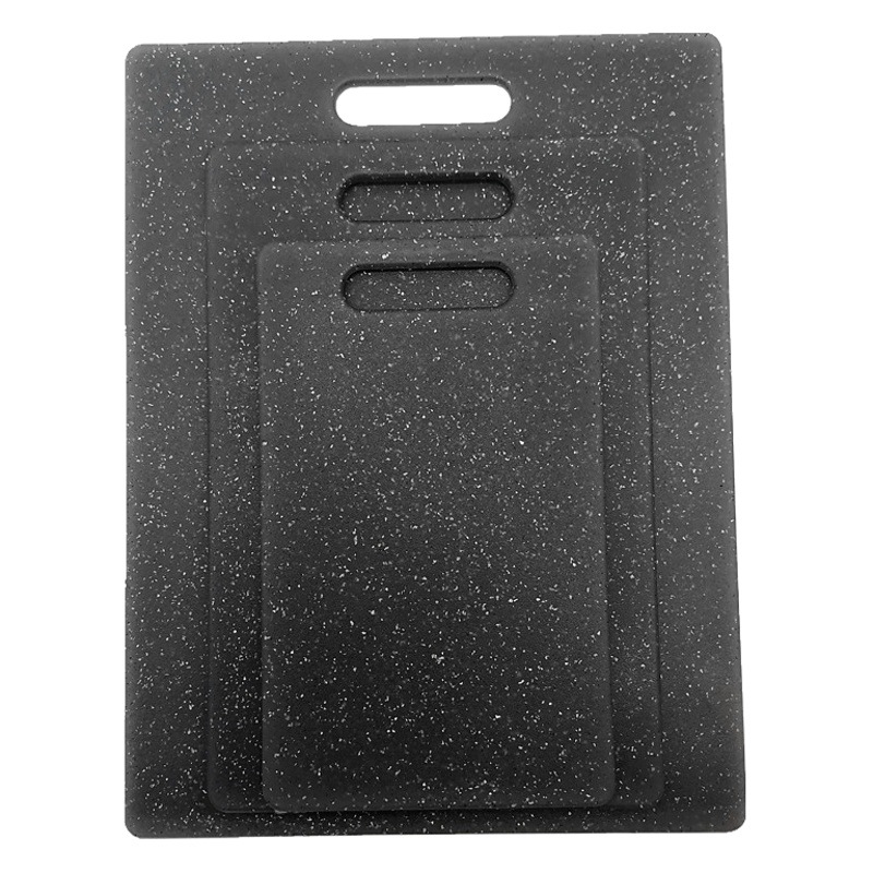 Imitation marble plastic chopping board three-piece classification cutting board chopping board plastic chopping board spot wholesale