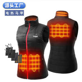 HEATED  VEST发热马甲加热背心石墨烯智能保暧马甲USB恒温背心