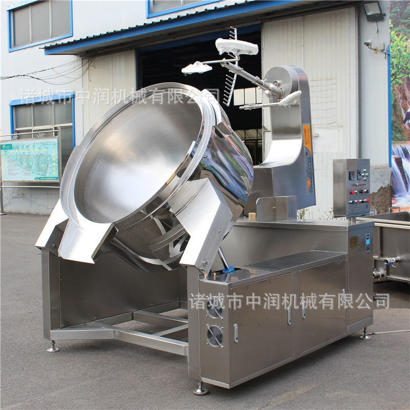 全自动商用电磁火锅底料炒锅辣椒酱多爪翻炒大型厨房行星搅拌炒锅