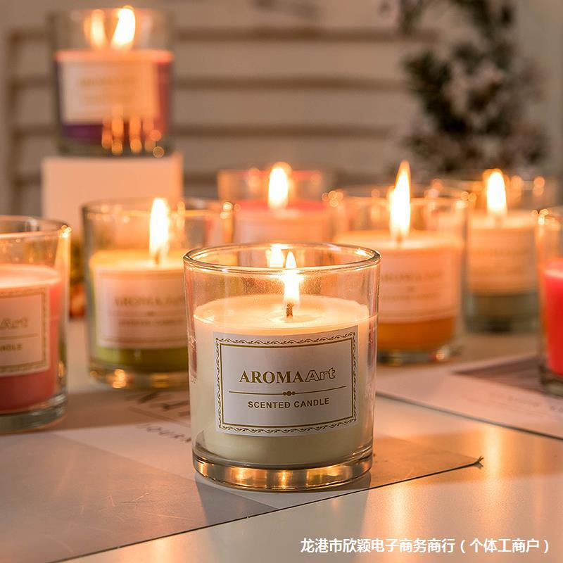 Aromatherapy candle home romantic atmosphere candlelight dinner fragrance atmosphere decoration ins lighting bedroom