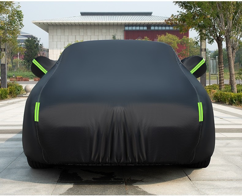 Supply of cross-border car covers, full-cover insulated sunshade, 190T Oxford cloth car cover, full car protection against sun, rain, and dust