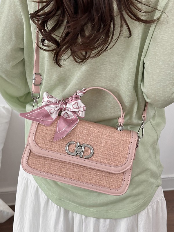Baigou bolsa al por mayor 2026 nuevo cross-border empalme bolso pequeño bolso cuadrado de alto valor de la marea universal bolso de hombro