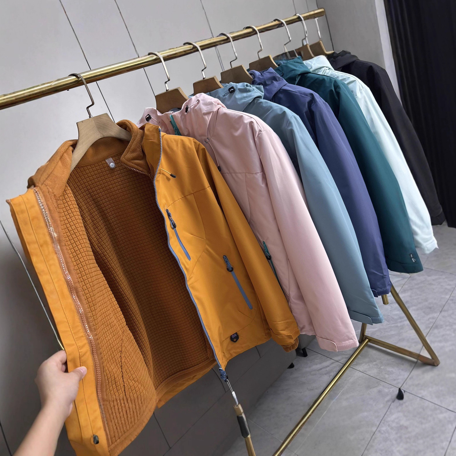 秋冬王炸！真冲三合一加厚保暖男女情侣山系户外机能摇粒绒冲锋衣