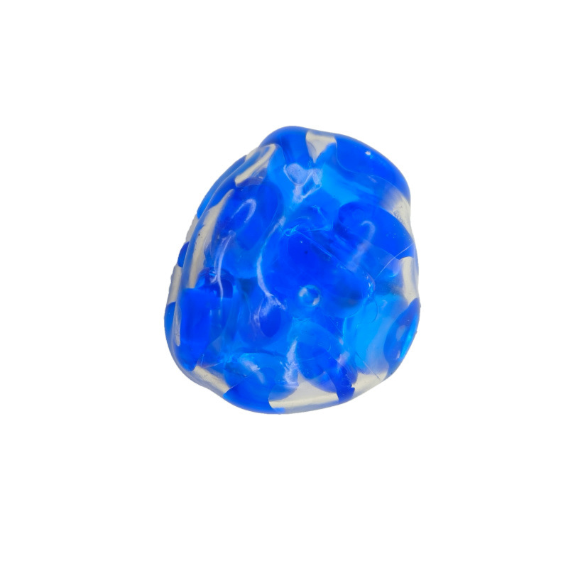 Decompression and vent blue gemstone ball (6cm)
