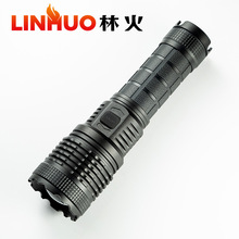 跨境XM-L2/XHP70強光手電筒帶輸出Type-c充電強光戰術變焦手電筒