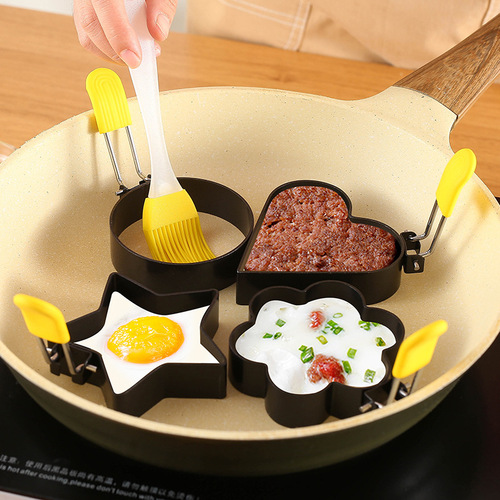 Factory Egg Ring 430 Non-Stick Coating Egg Pan Round Egg Pan Egg Ring Egg Mould