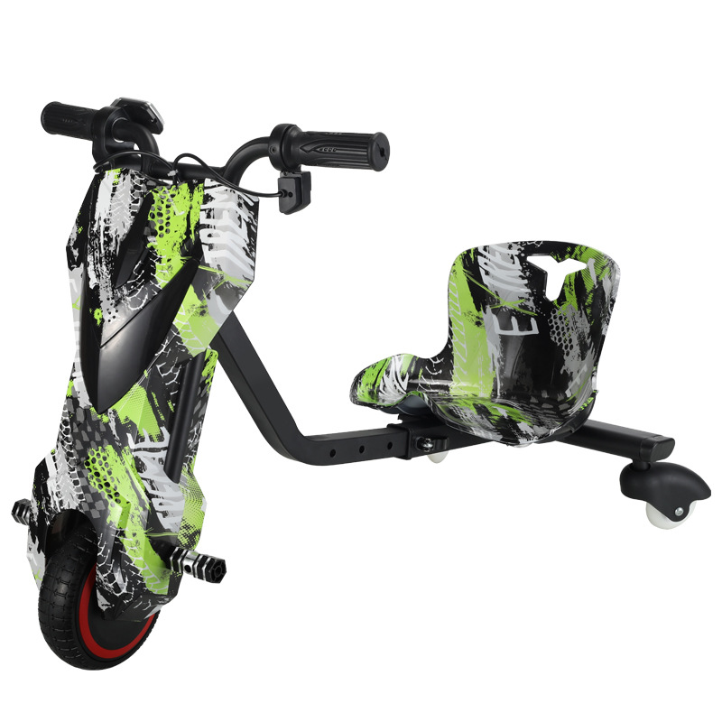 Vehículo de deriva transfronterizo para niños de tres ruedas al aire libre vehículo de equilibrio eléctrico de kart deriva coche de juguete de cola de lanzamiento [Productos de calidad] image 10