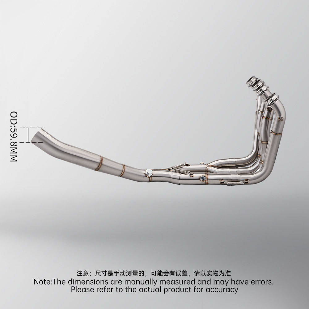 Special non-destructive installation of S1000R S1000RR integrated split front exhaust pipe special vehicle 2010-2016