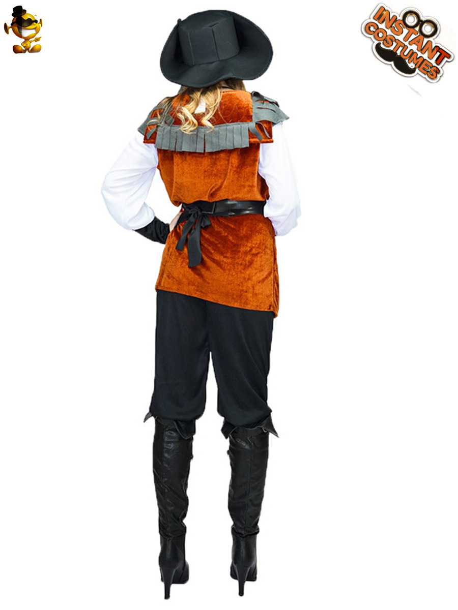 Halloween de las mujeres adultas pirata Cosplay traje adulto mujer pirata etapa traje ropa de fiesta