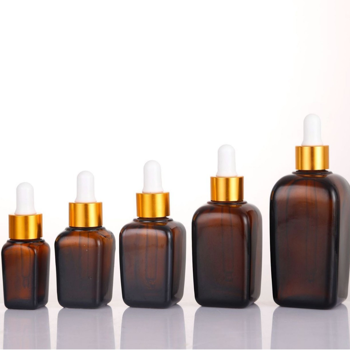 胶头滴管方形精油瓶厂家批发30ml精油瓶喷雾乳液瓶多规格茶色乳液