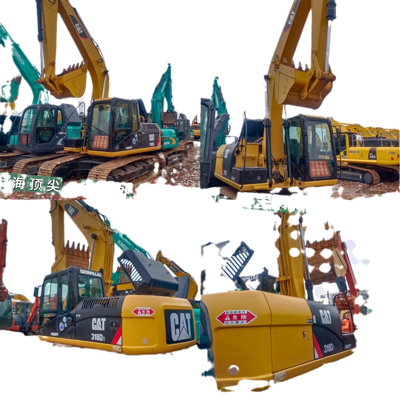 Exportación de 365 días de excavadora usada 320D B C D320 Carter