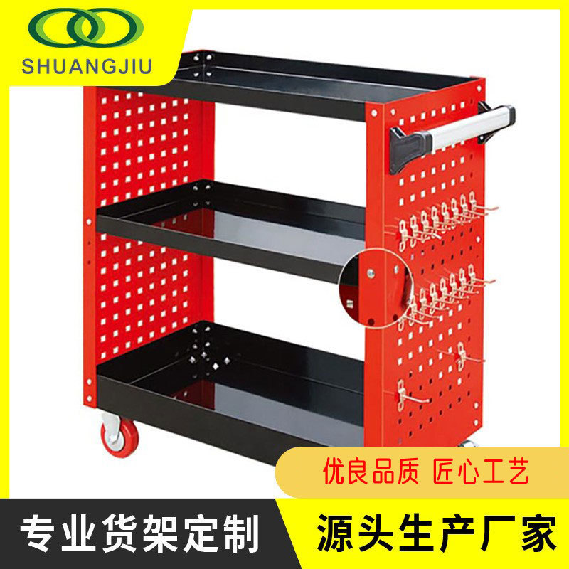 Zhejiang Manufacturer Tool Box Tool Cart Auto Repair Trolley Turnover Cart Mobile Tattoo Workstation Workshop